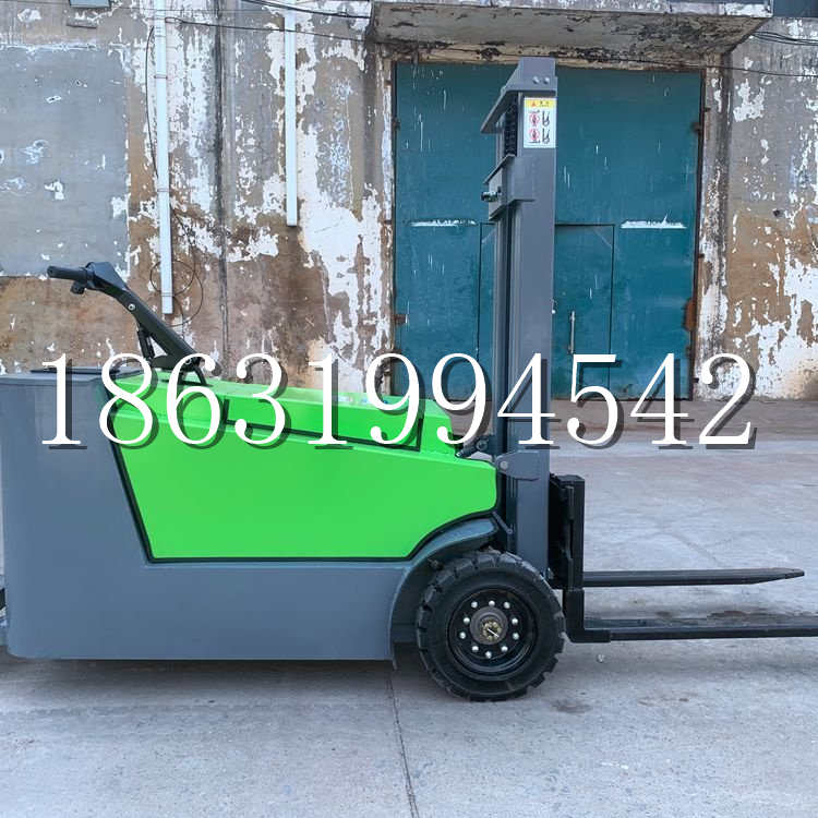 七股区小型电动叉车1吨2吨步行站驾式电瓶堆高充电装卸车液压升降车铲车